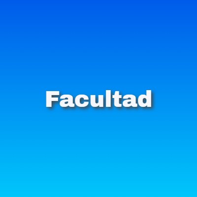 Formularios de Facultad